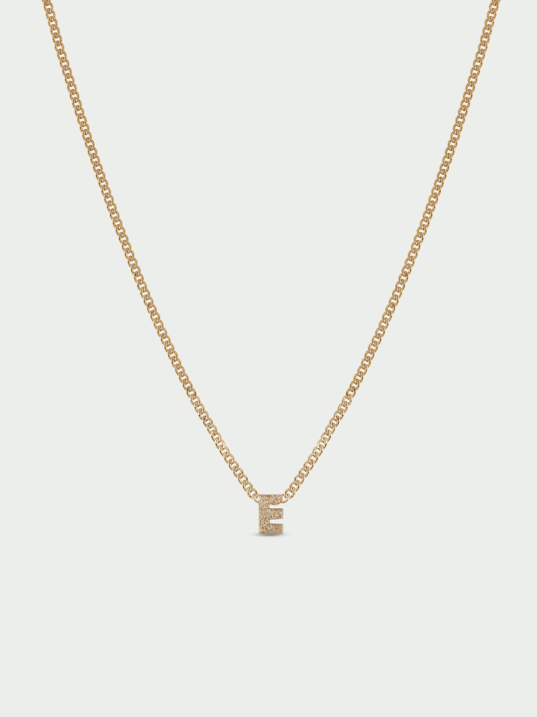 Alphabet E Necklace