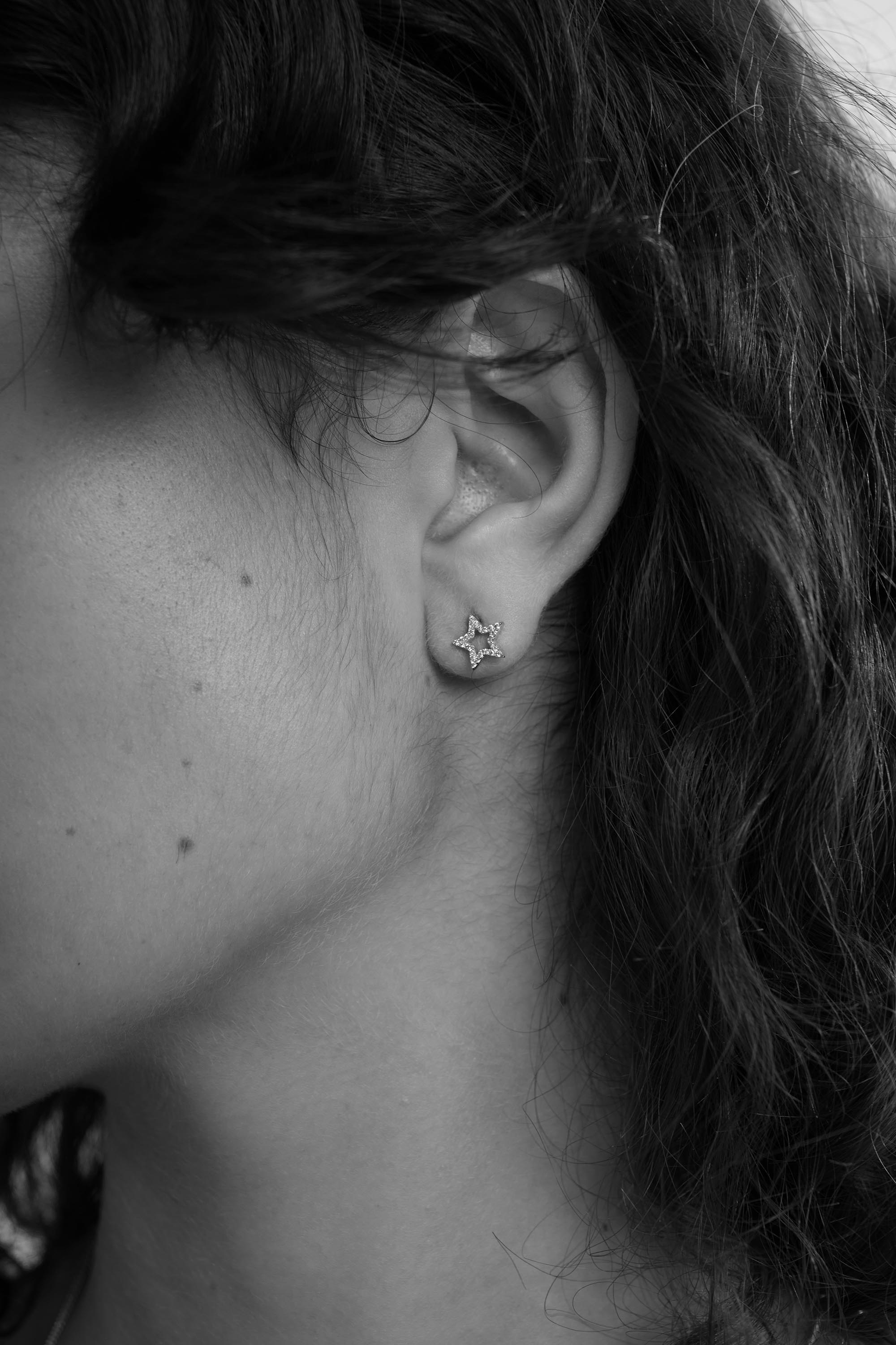 Pave Star Earrings