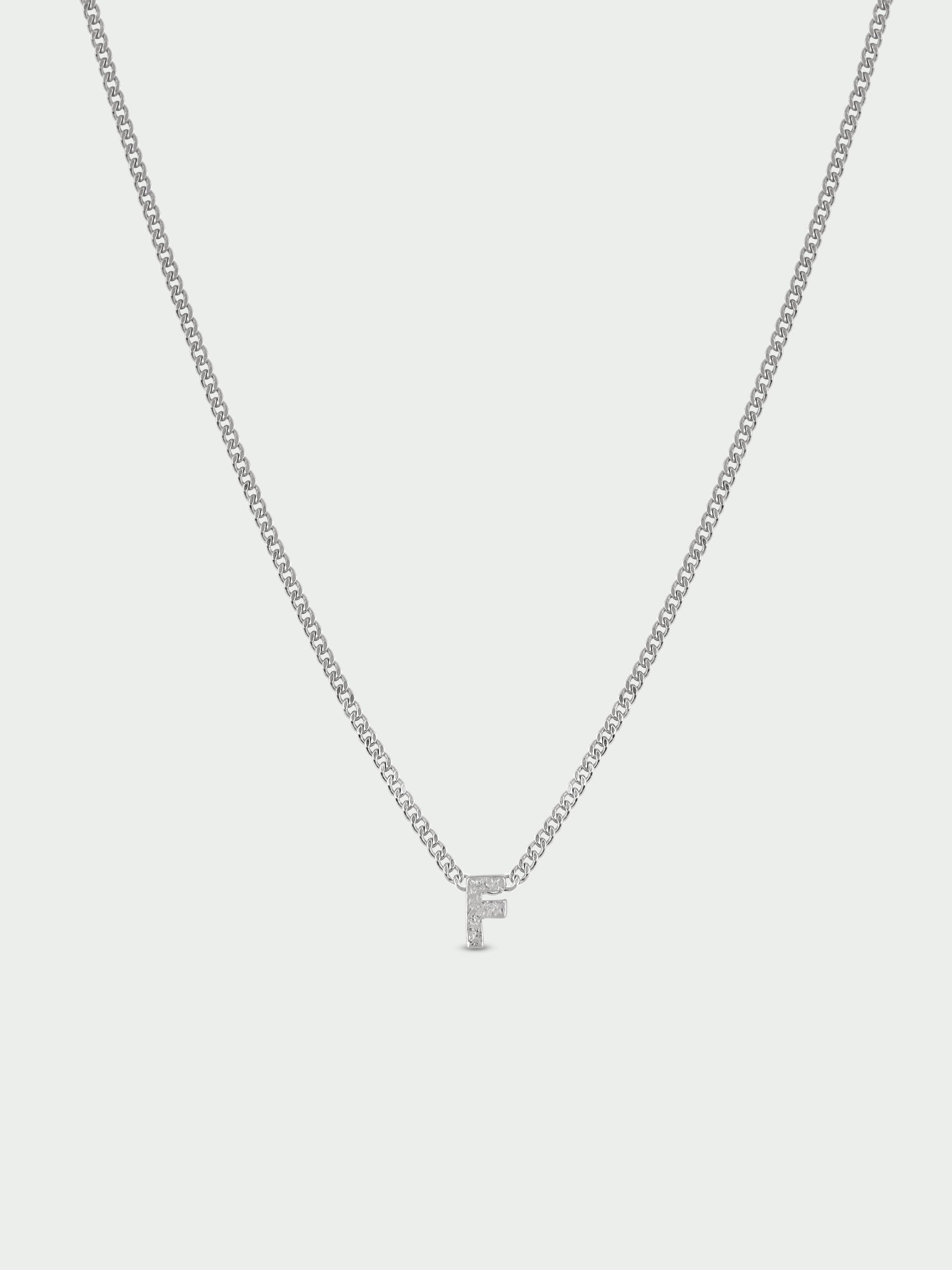 Alphabet F Necklace