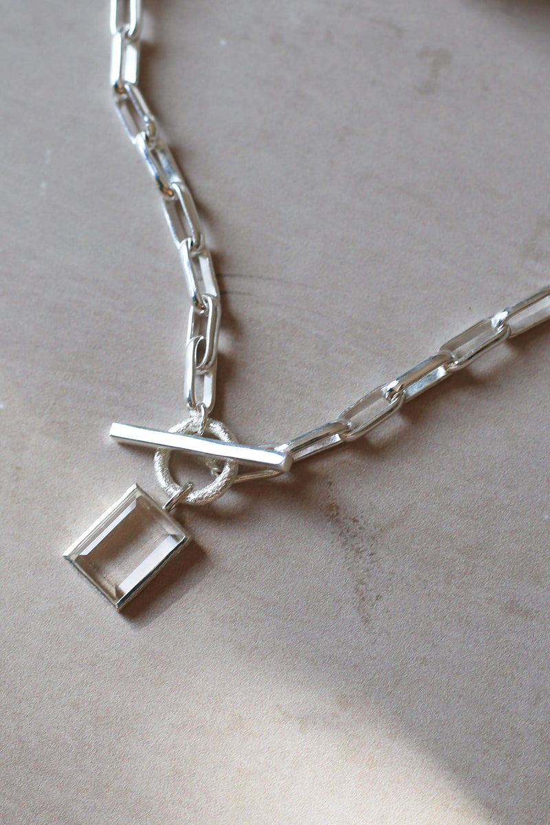 Flare Necklace Silver