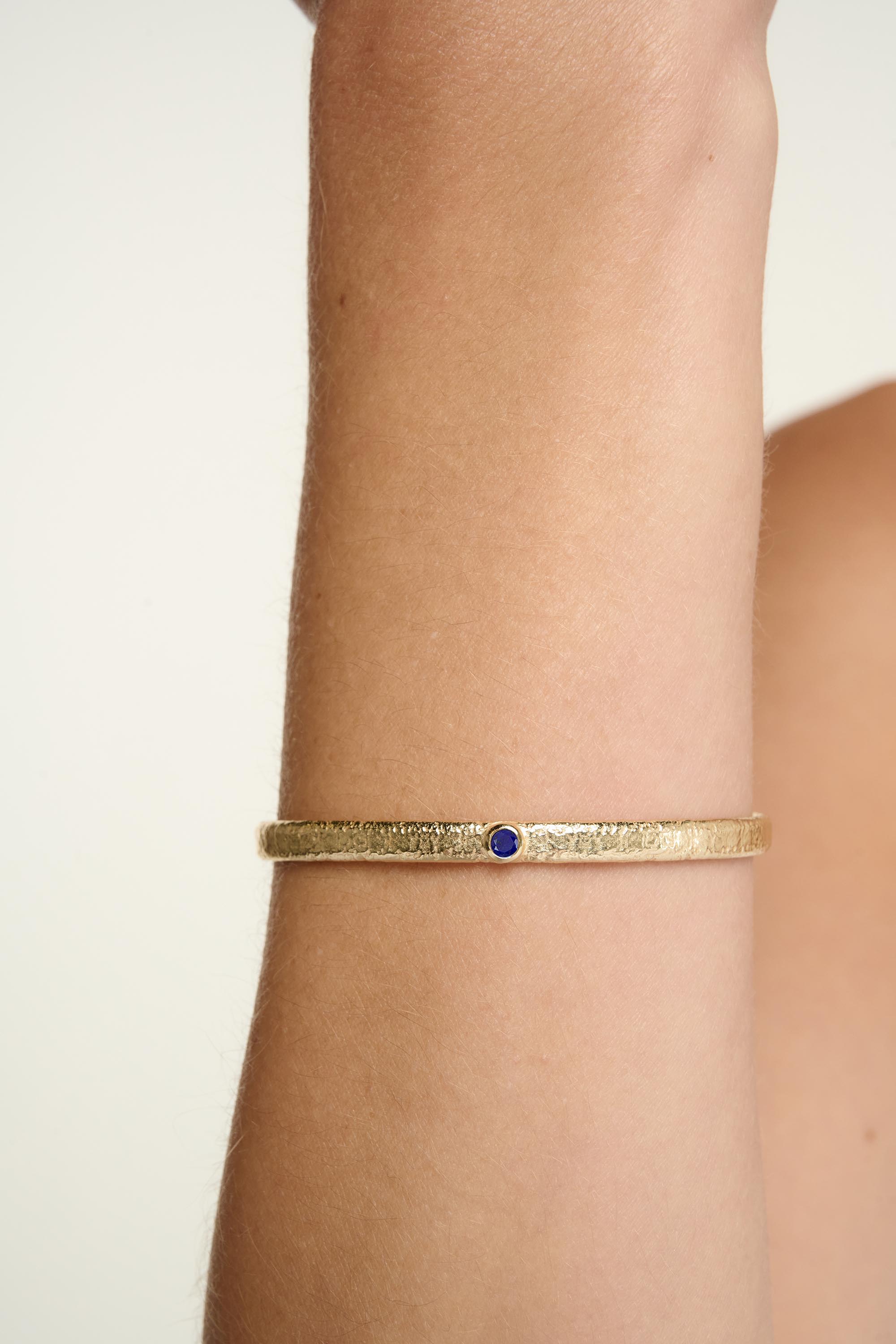 Birthstone Bangle, Lapis