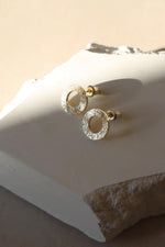 Mineral Earrings Gold