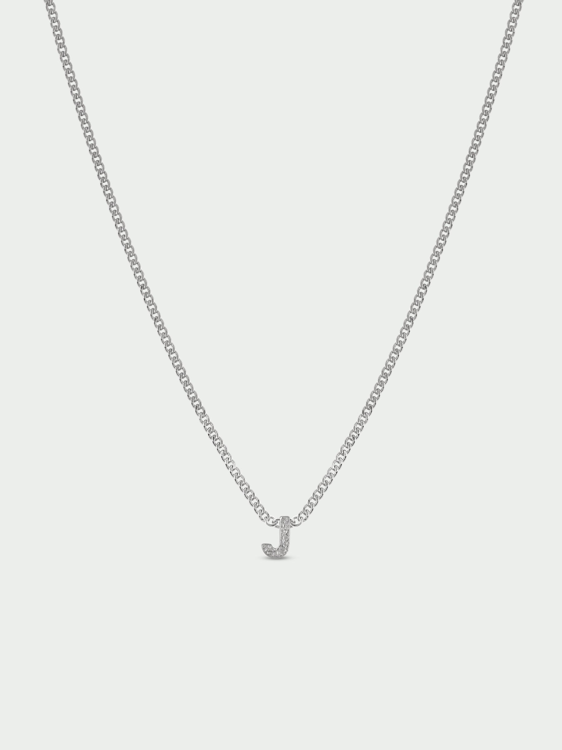 Alphabet J Necklace