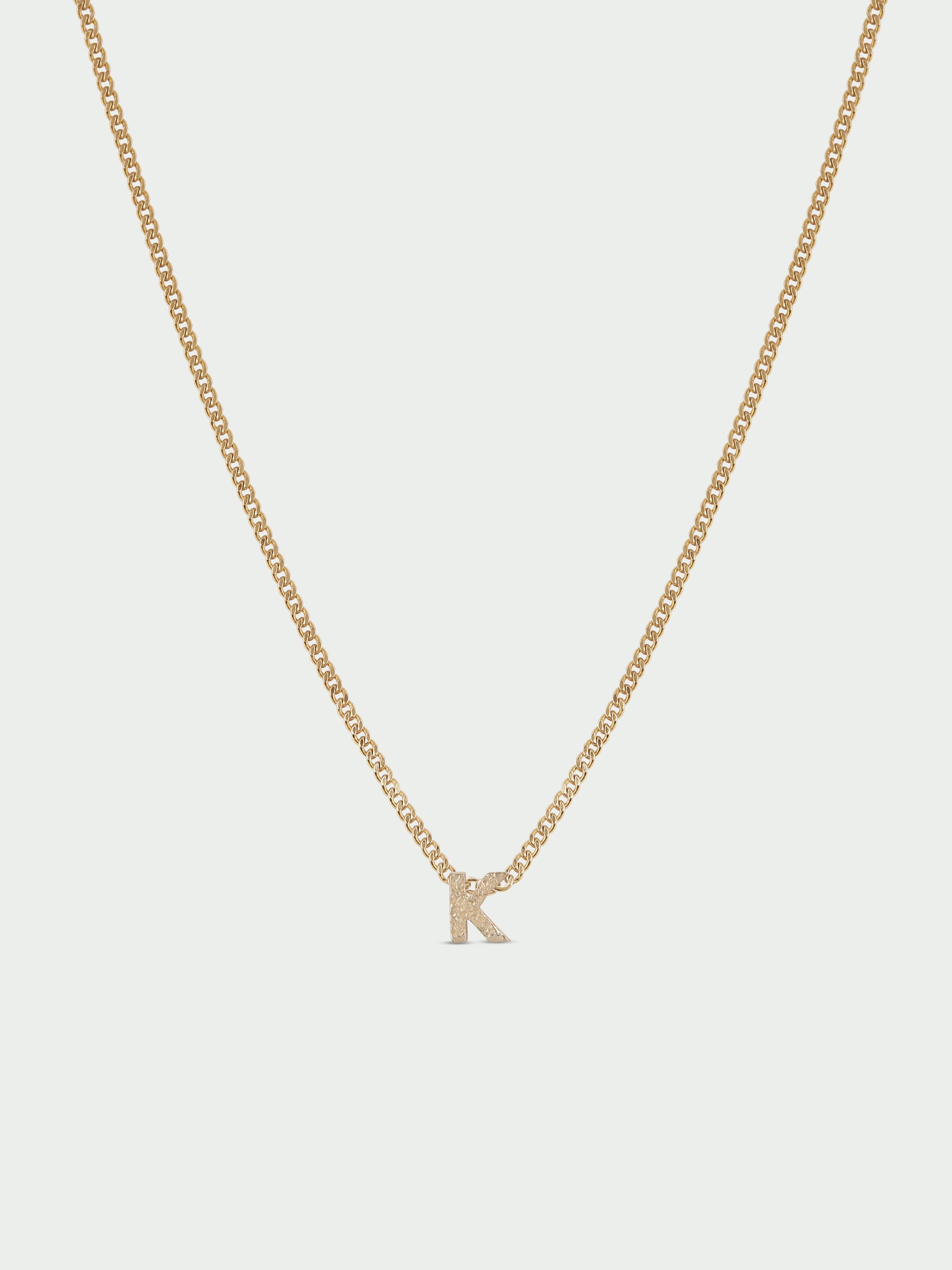 Alphabet K Necklace