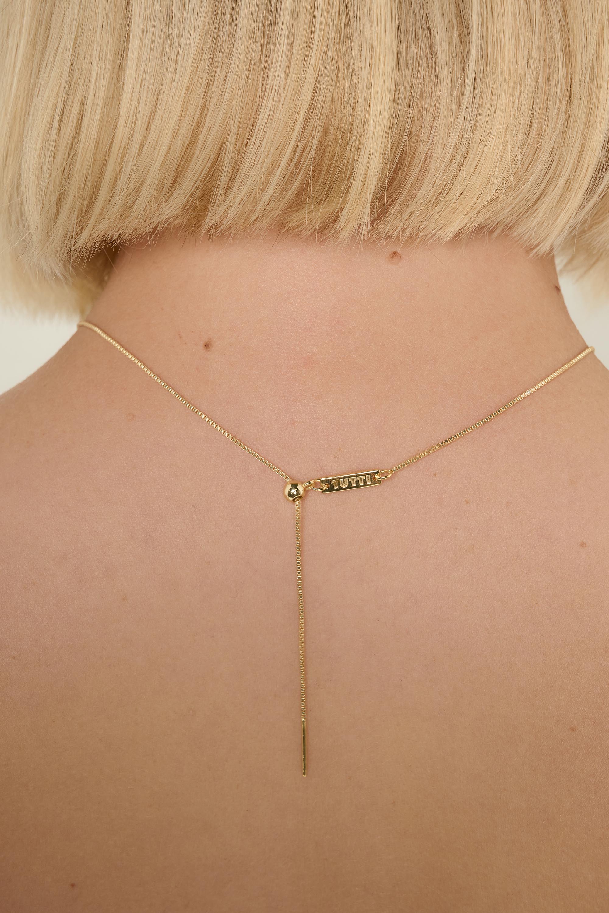 Box Slider Necklace