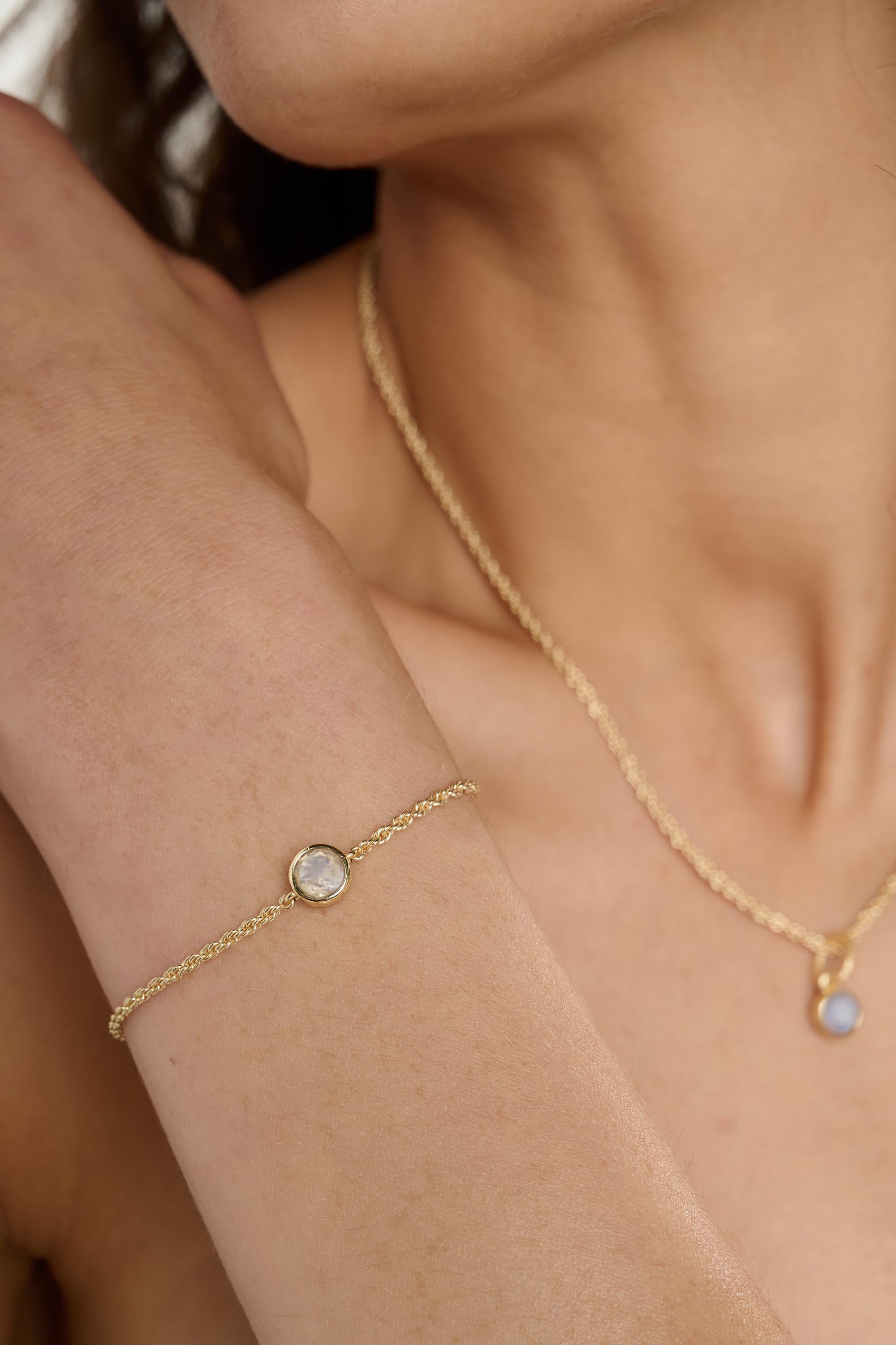 Birthstone Moonstone Bracelet