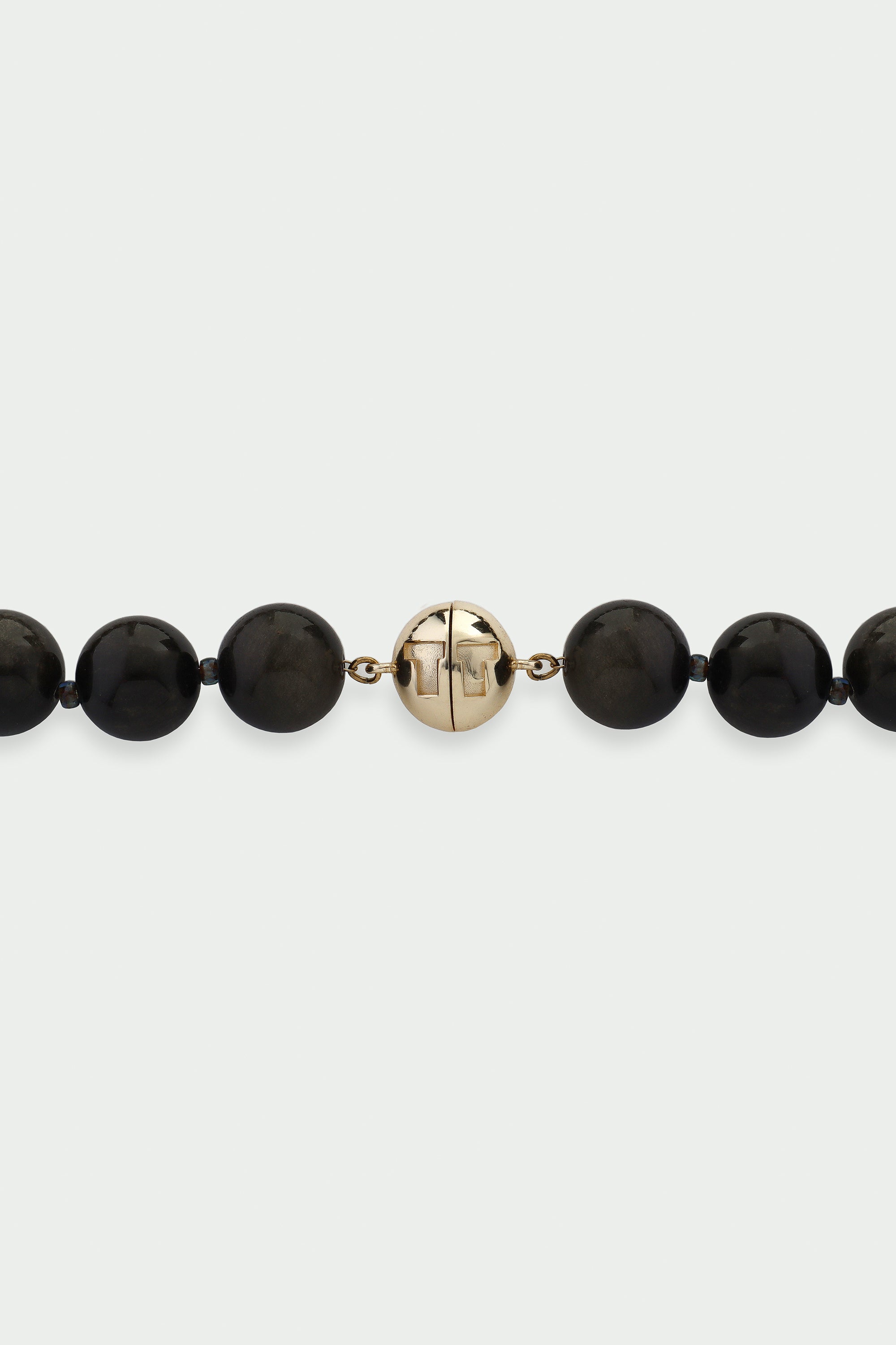 Golden Obsidian Large Beaded Necklace