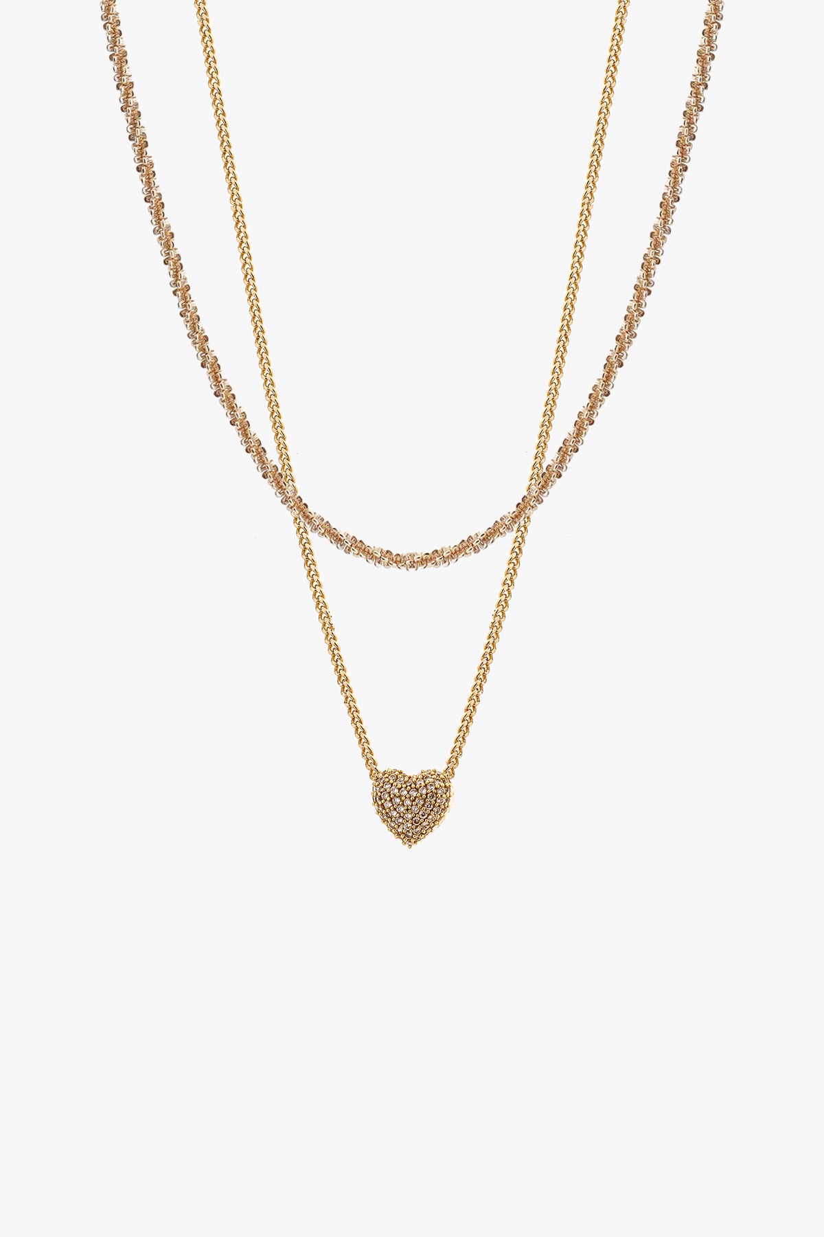 Heart & Chain Layering Set
