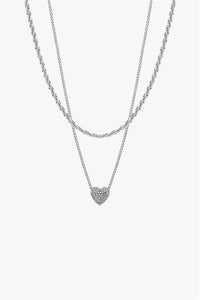 Heart & Chain Layering Set