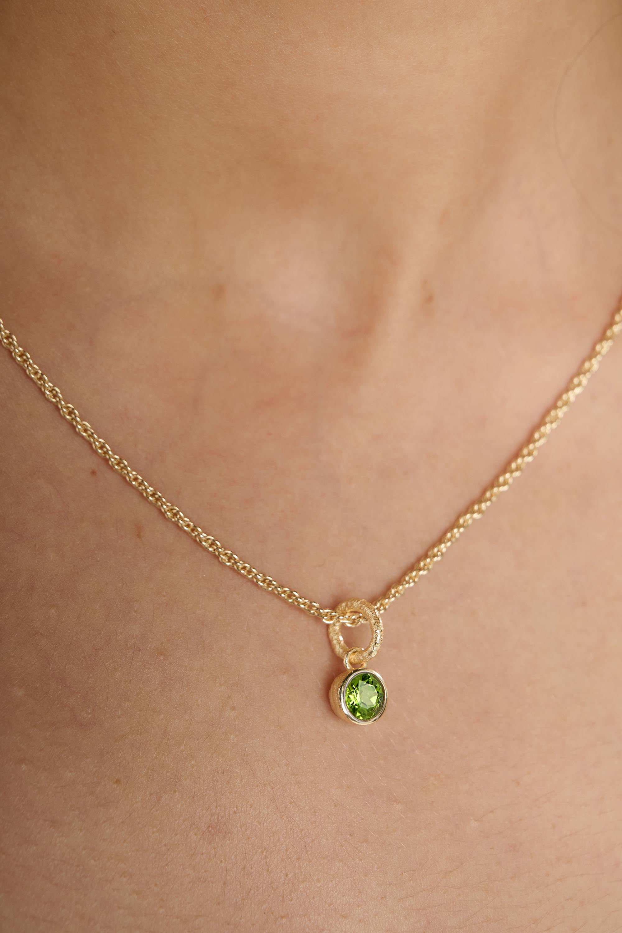 Birthstone Peridot Necklace