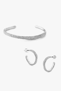 Ravine Earrings & Bangle Set