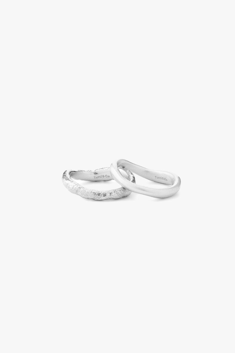 Wave Rings Silver