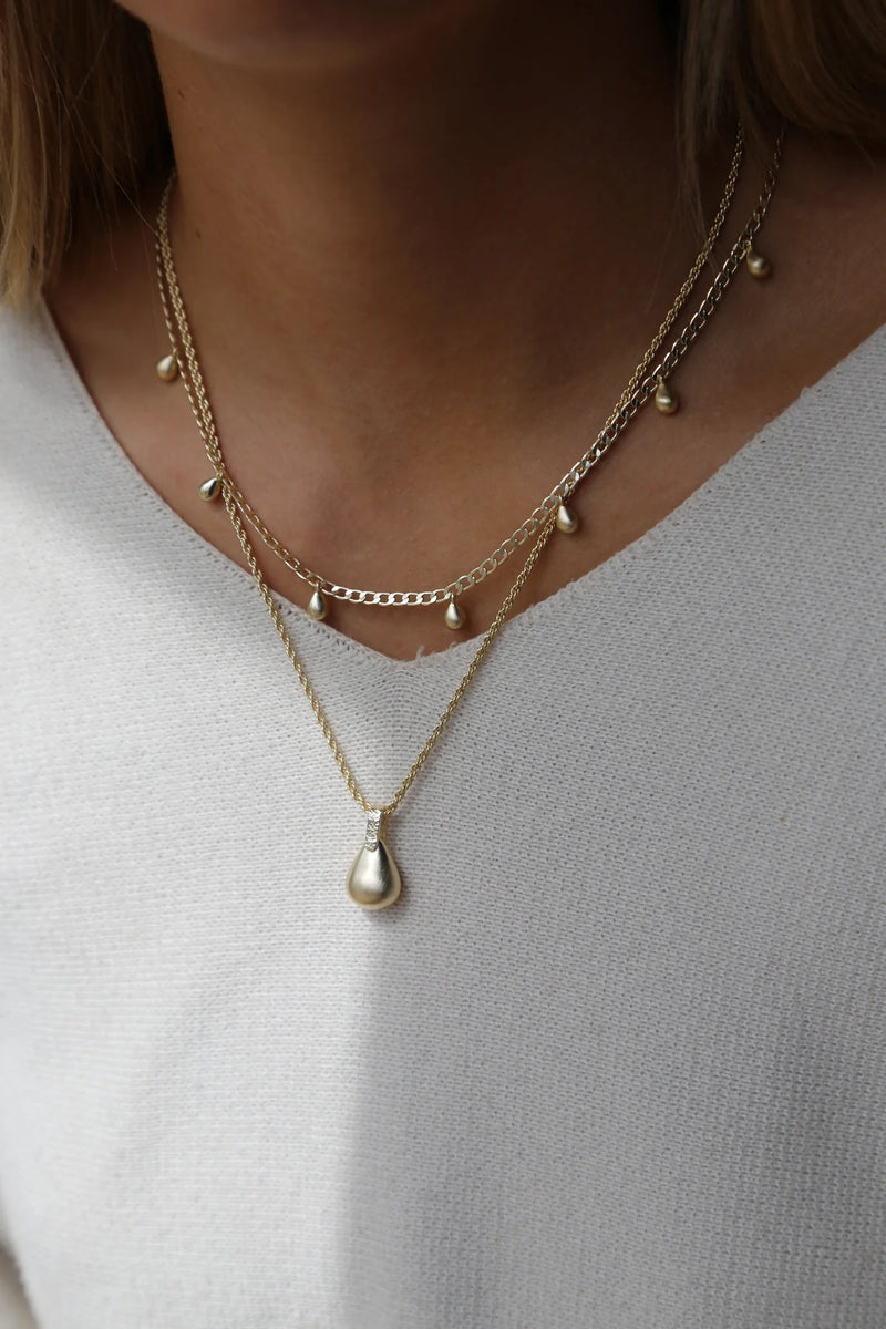 Pebble & Teardrop Layering Set