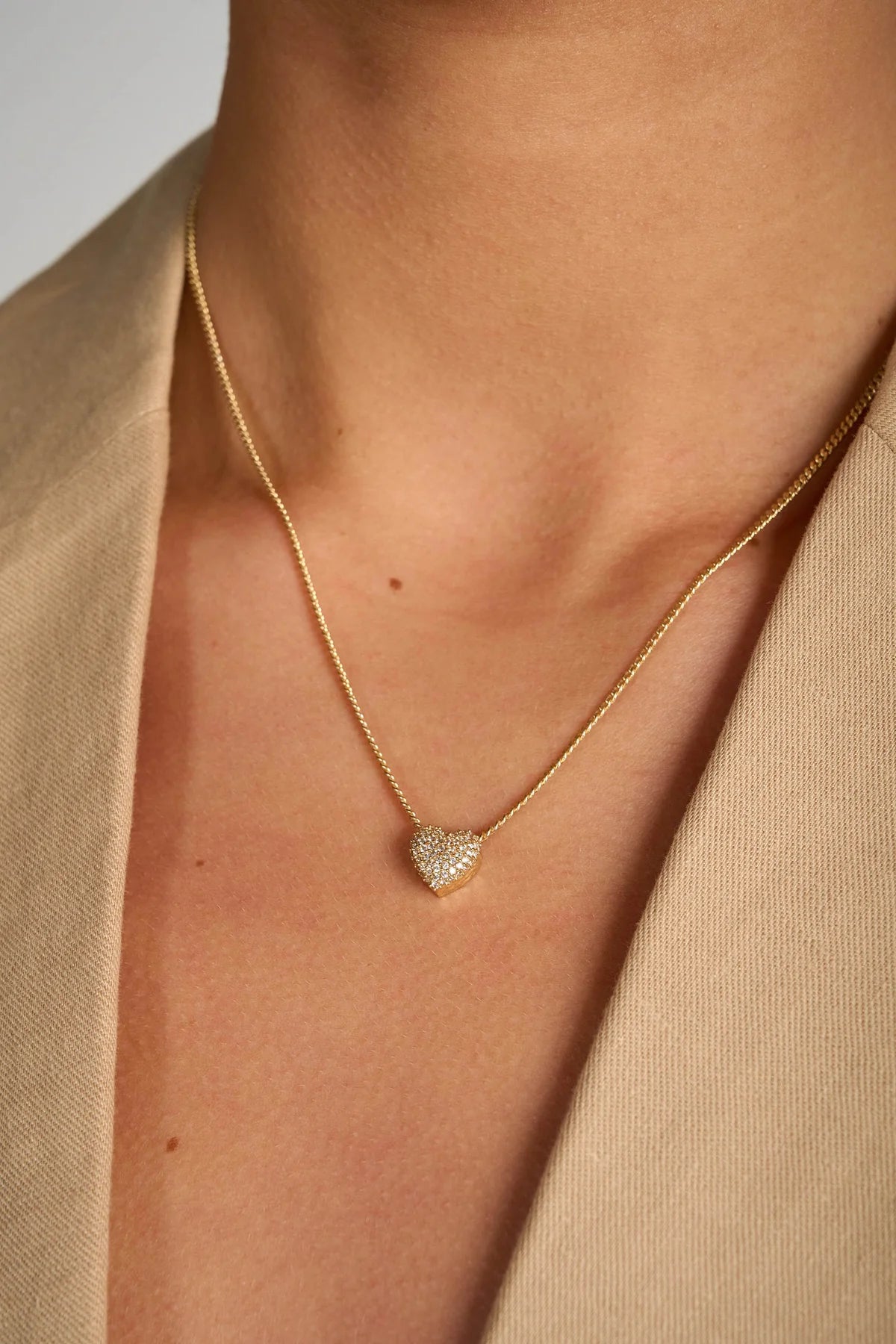 Heart & Chain Layering Set