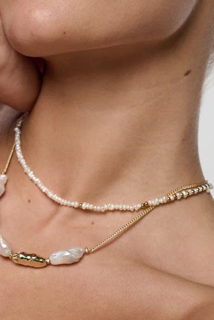 Freshwater Pearl Beaded Necklace