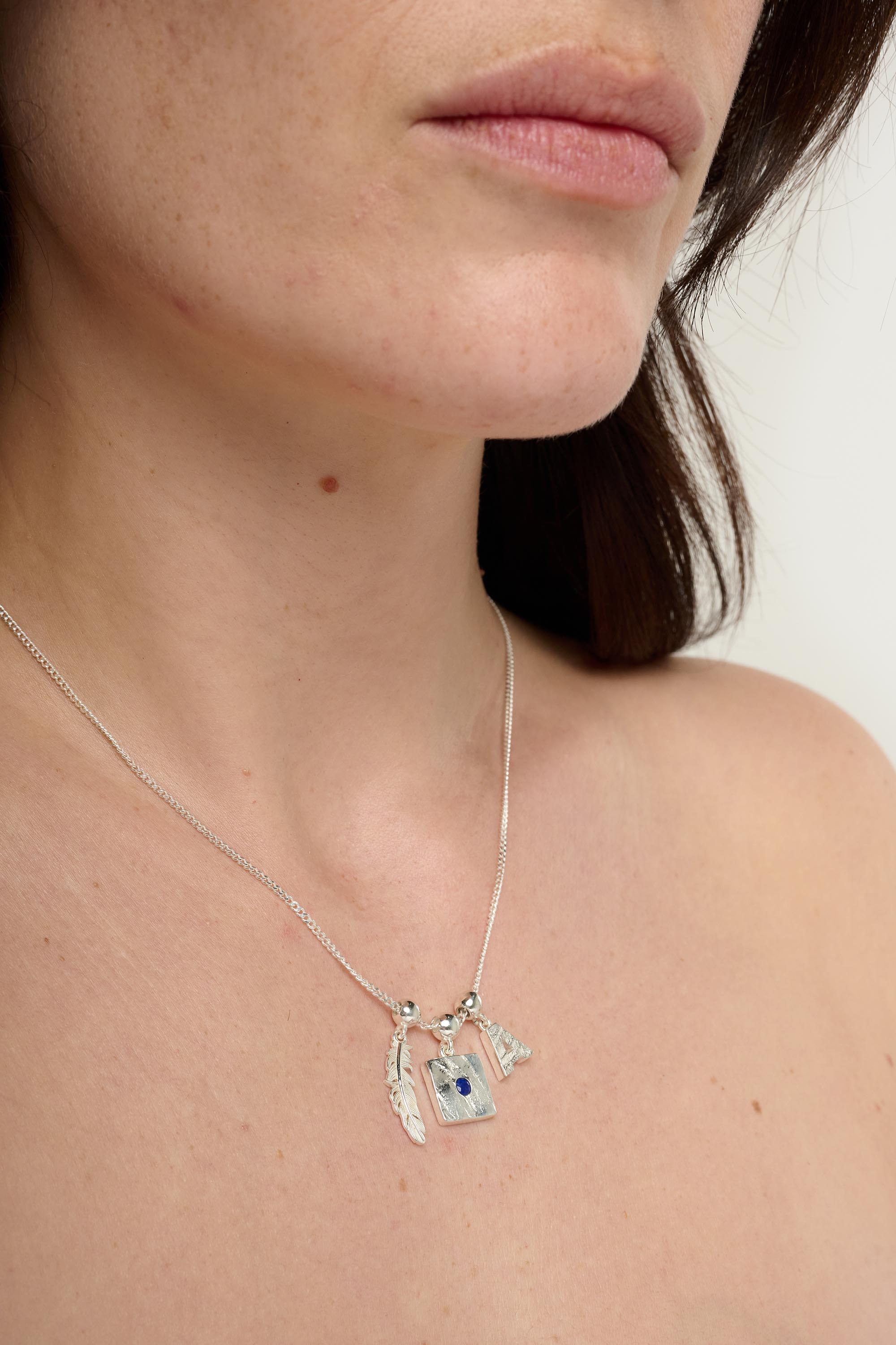 Birthstone Slider, Freshwater Pearl
