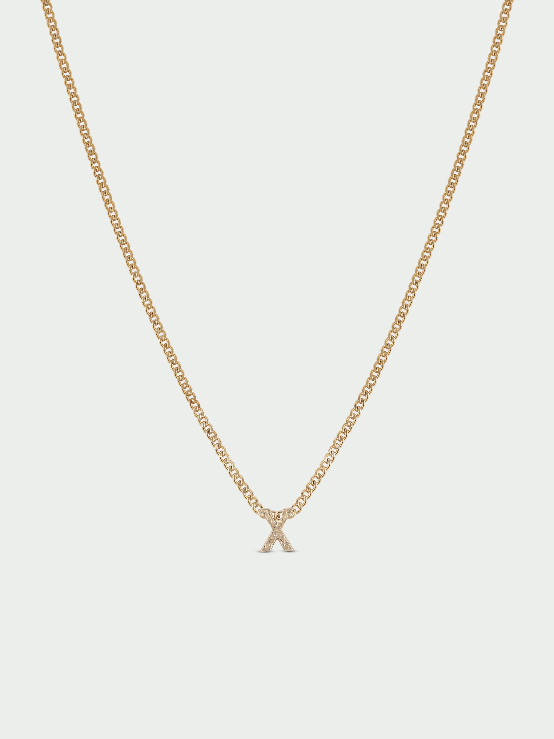 Alphabet X Necklace