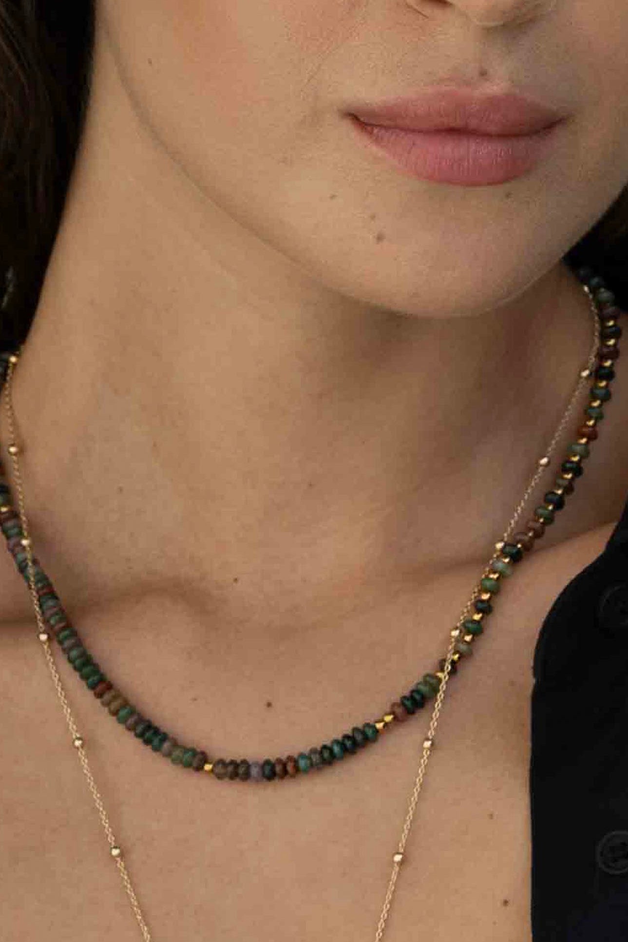 Stone Beaded Necklace