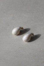 Hush Earrings Pearl Shimmer Enamel
