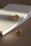 Seashell Earrings Gold