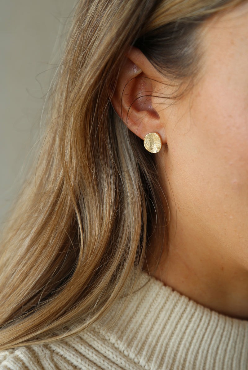 Frost Earrings Gold