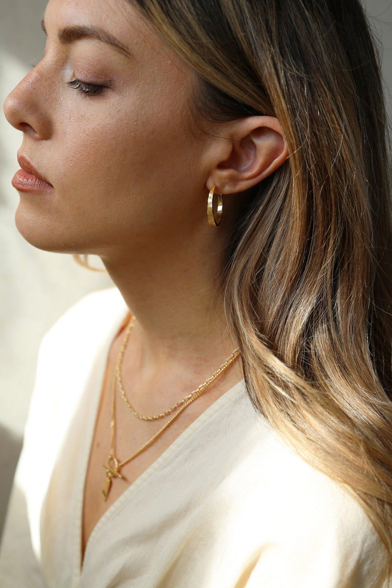 Amble Earrings Gold - Tutti & Co