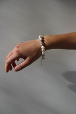 Organic Pearl Bracelet Silver