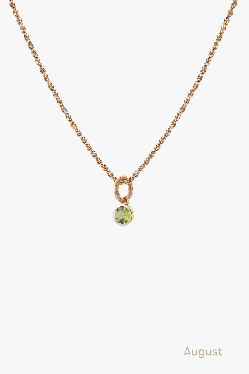 Birthstone Necklace Gold