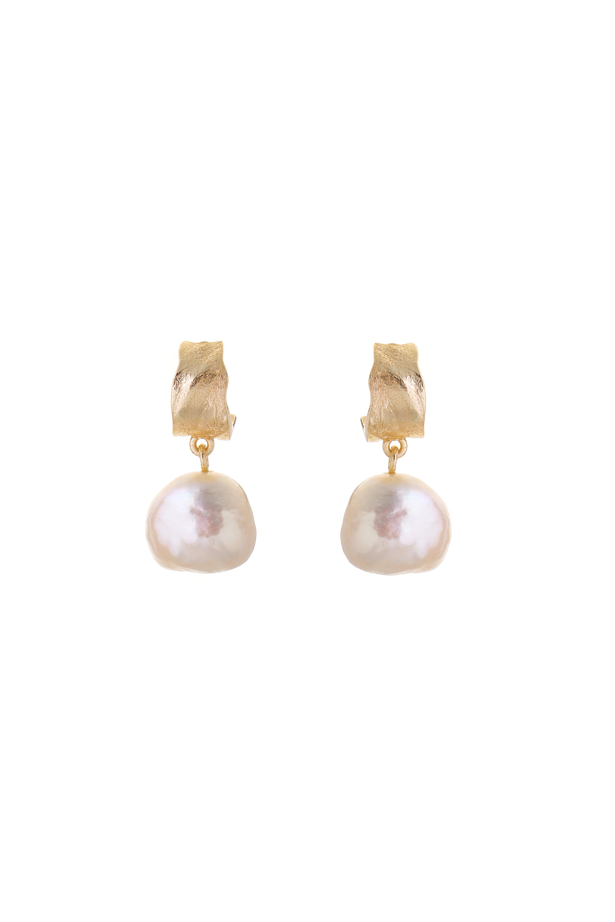 Freshwater Pearl Earrings Gold – Tutti & Co