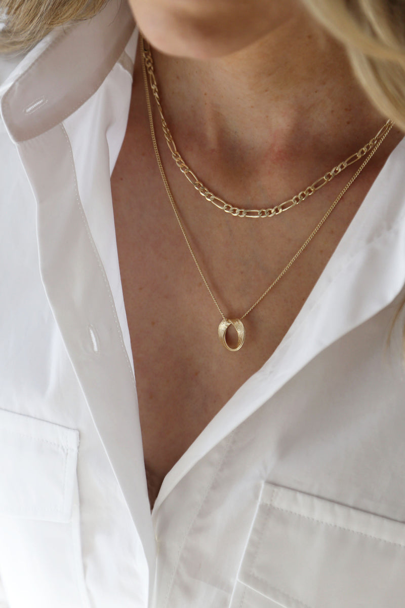 Cypress Necklace Gold