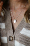 Sweetheart Necklace Silver